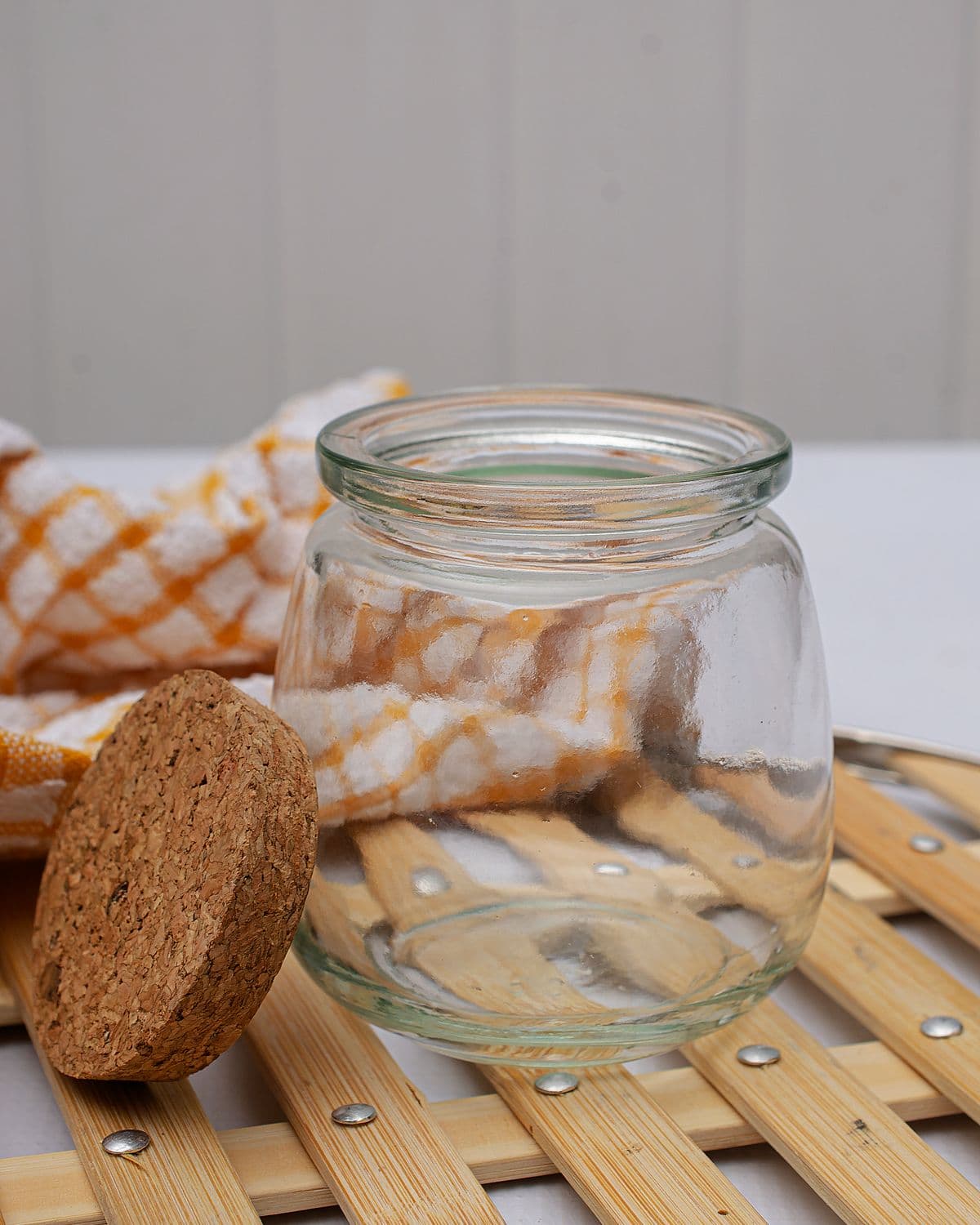 Cork-Lid Glass Jar